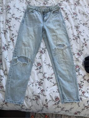 Dynamite Claudia Mom Jeans Light Wash sz 26